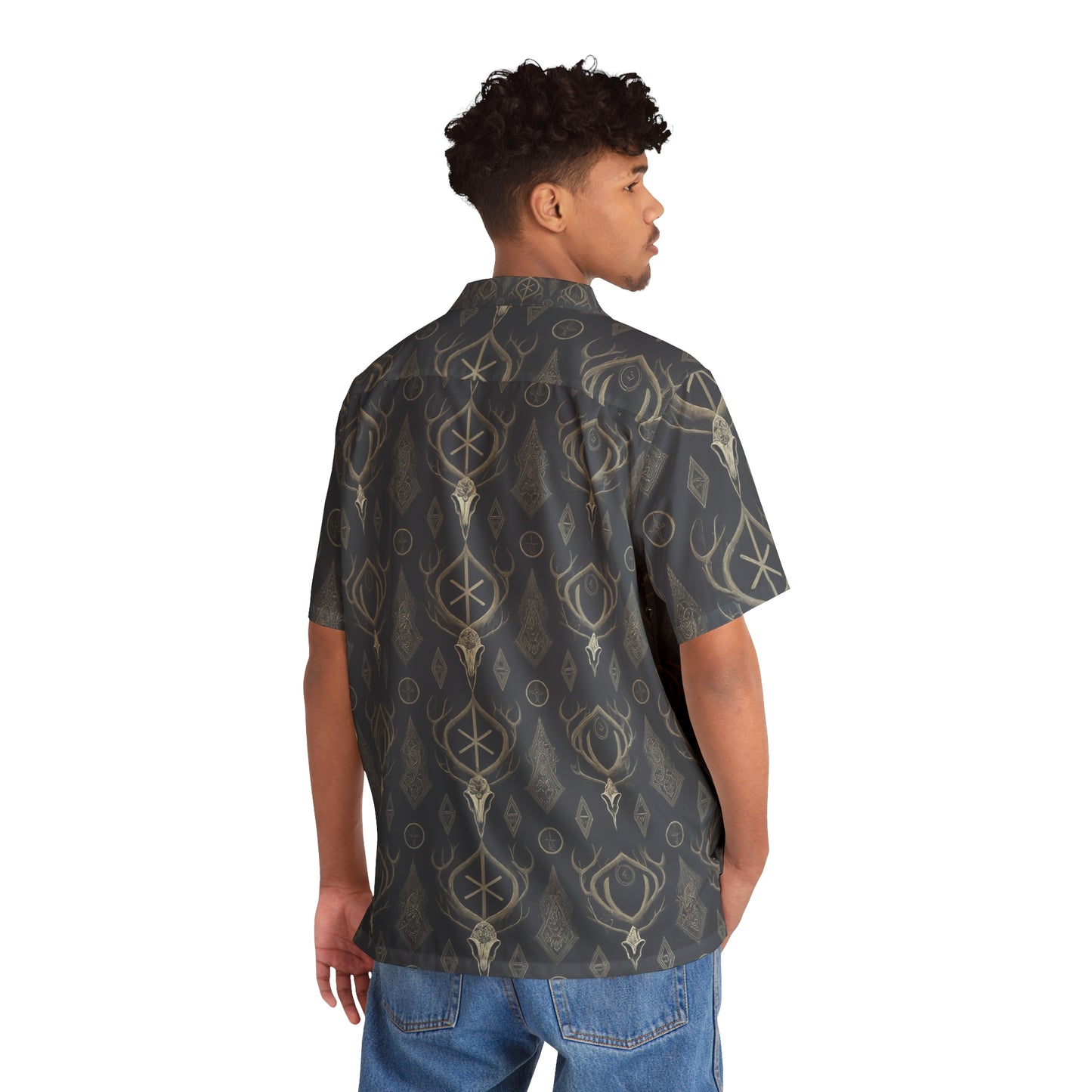 Deer Skull Hawaiian Shirt