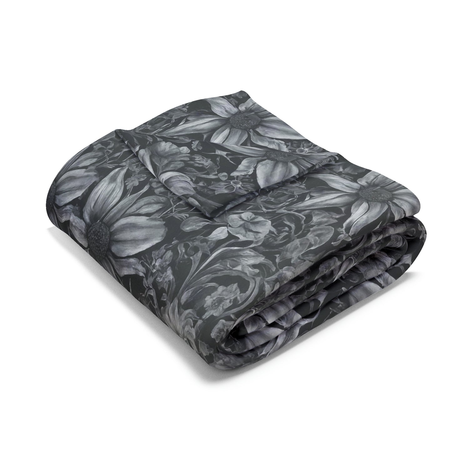 Night Flower Arctic Fleece Blanket