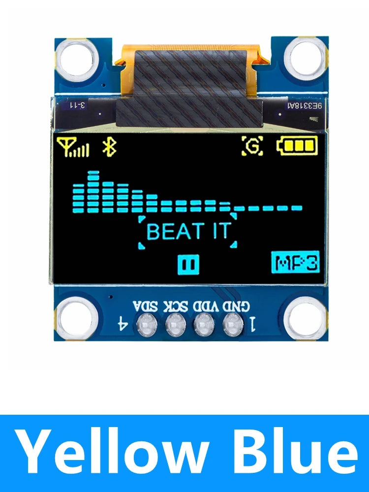 IIC Serial Yellow Blue OLED Display