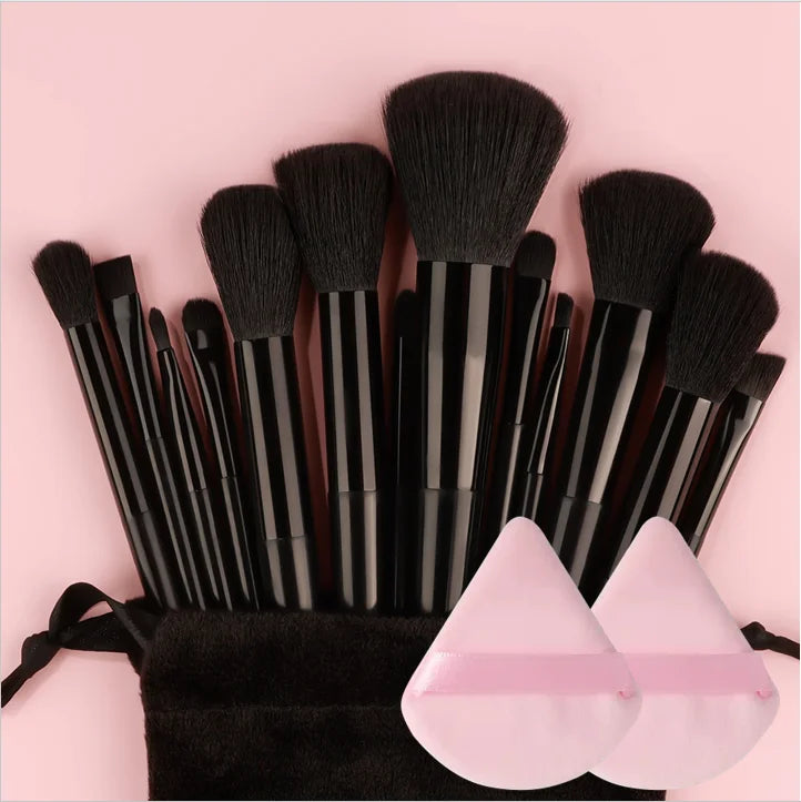 Fluffy Cosmetics Foundation Blush Eyeshadow Brushes