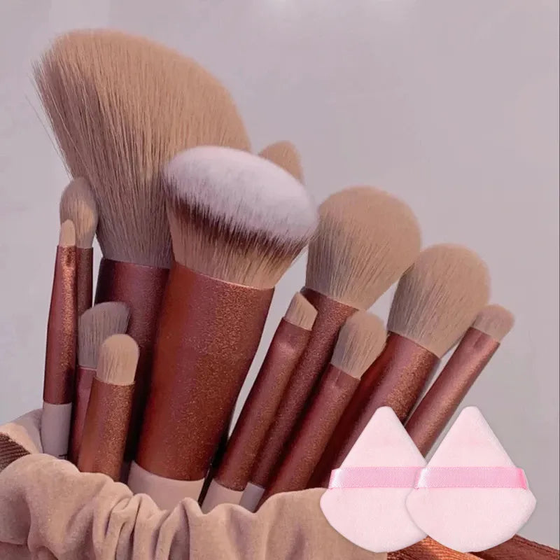 Fluffy Cosmetics Foundation Blush Eyeshadow Brushes