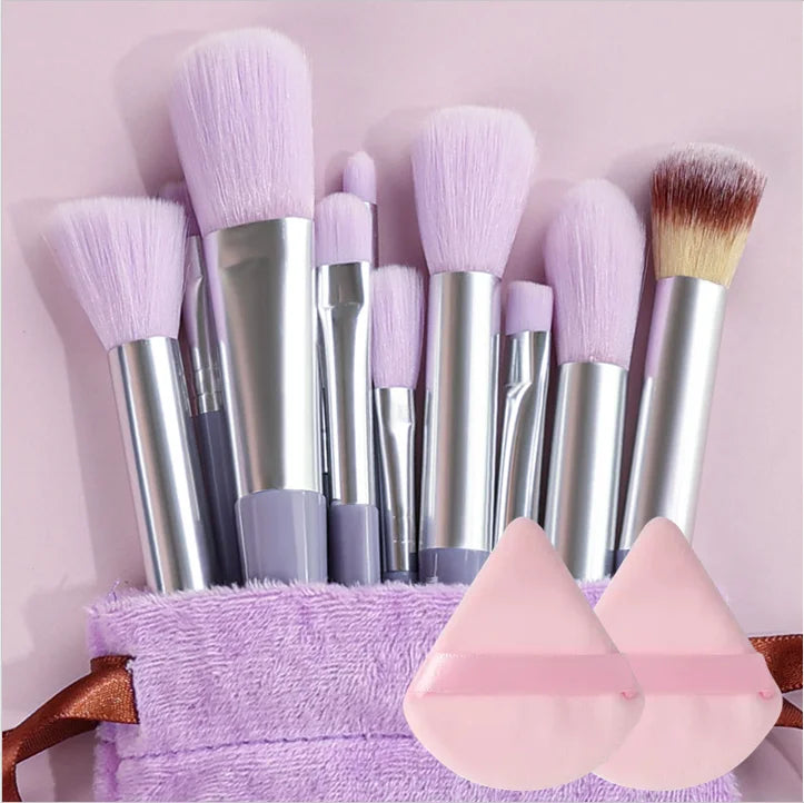 Fluffy Cosmetics Foundation Blush Eyeshadow Brushes