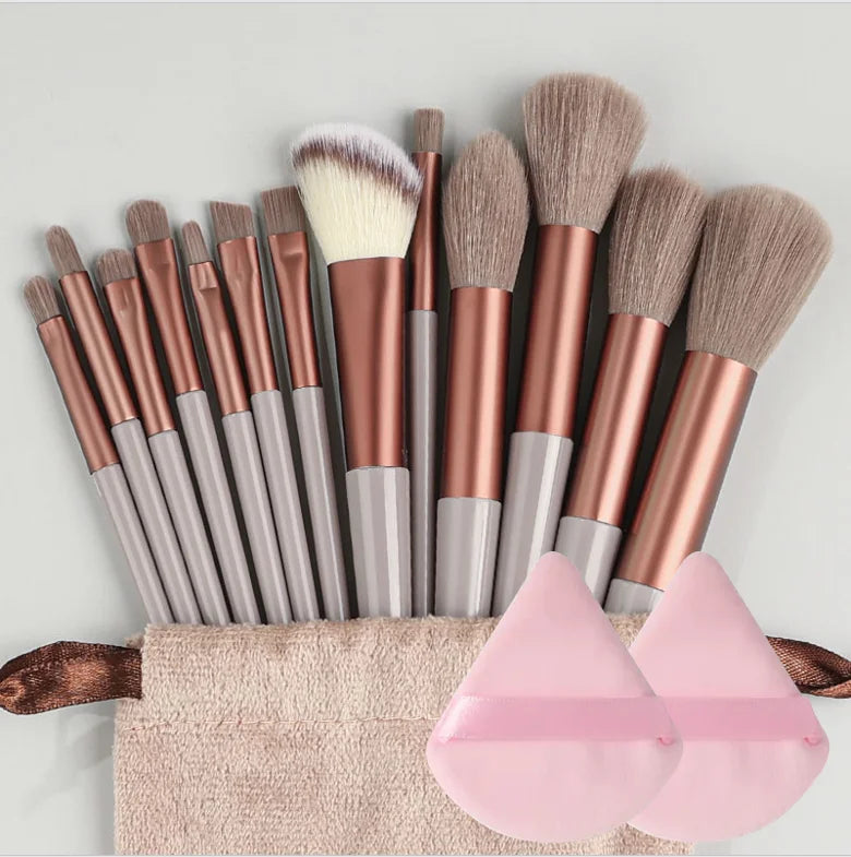 Fluffy Cosmetics Foundation Blush Eyeshadow Brushes