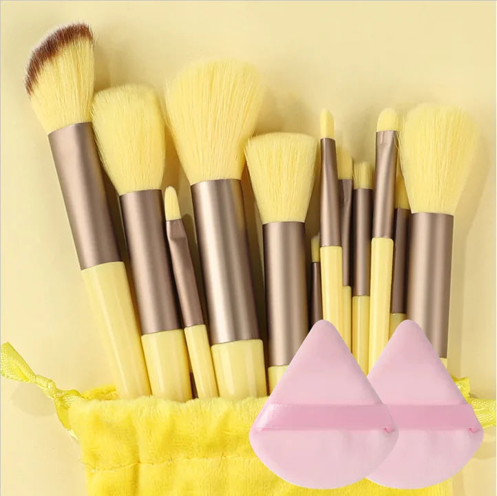 Fluffy Cosmetics Foundation Blush Eyeshadow Brushes