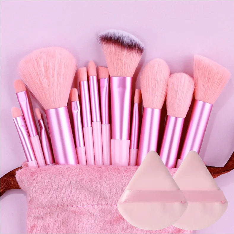 Fluffy Cosmetics Foundation Blush Eyeshadow Brushes