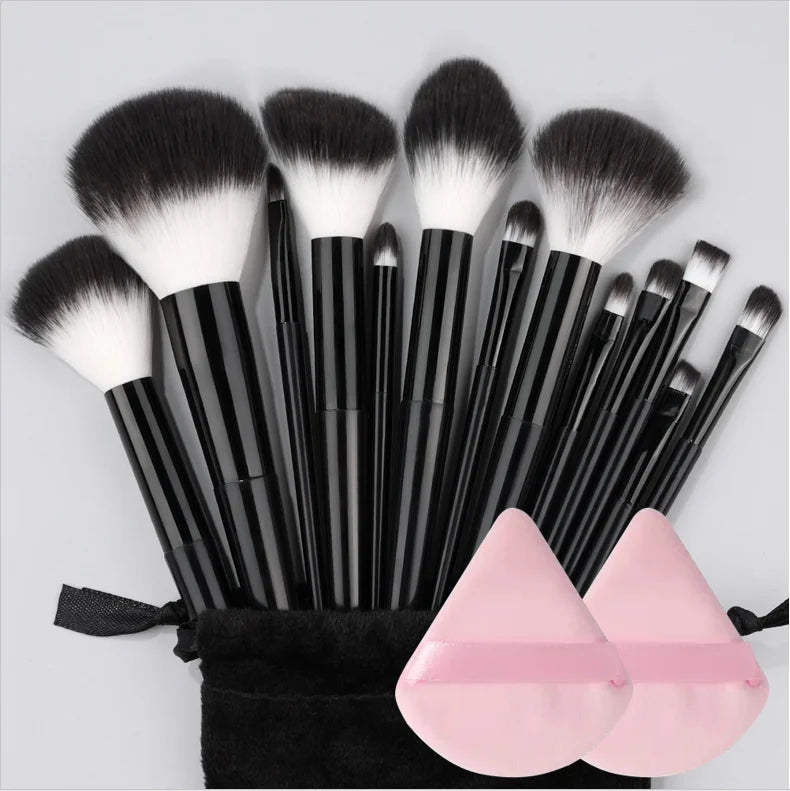 Fluffy Cosmetics Foundation Blush Eyeshadow Brushes