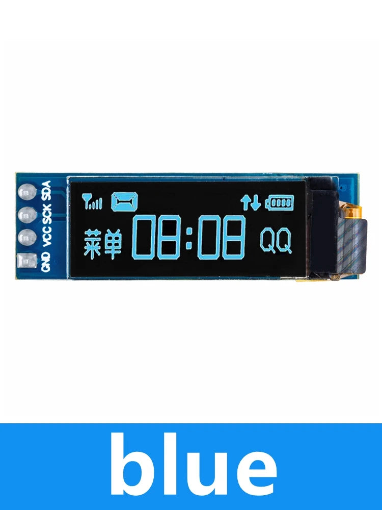 0.91 Inch OLED Module White Blue