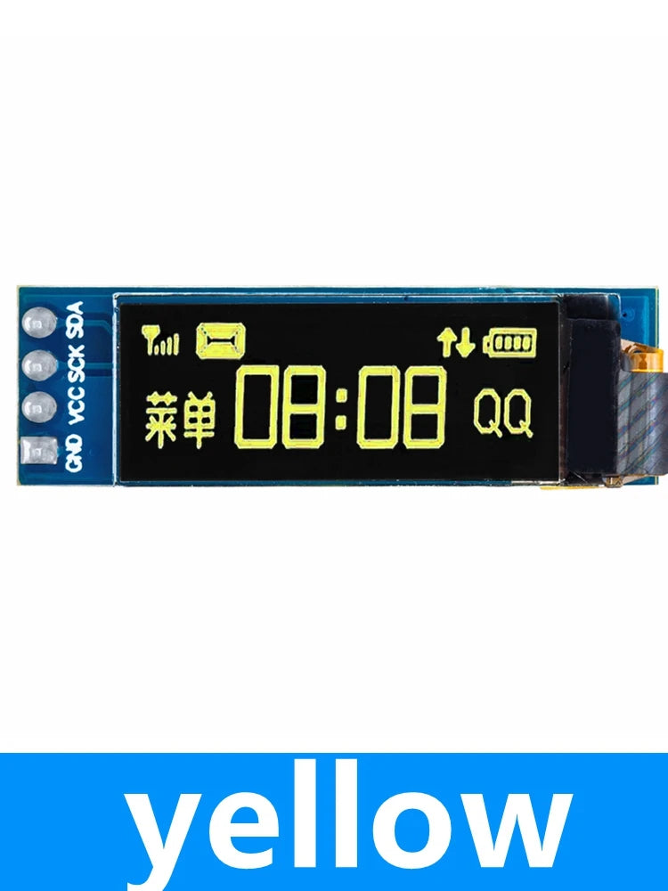 0.91 Inch OLED Module White Blue