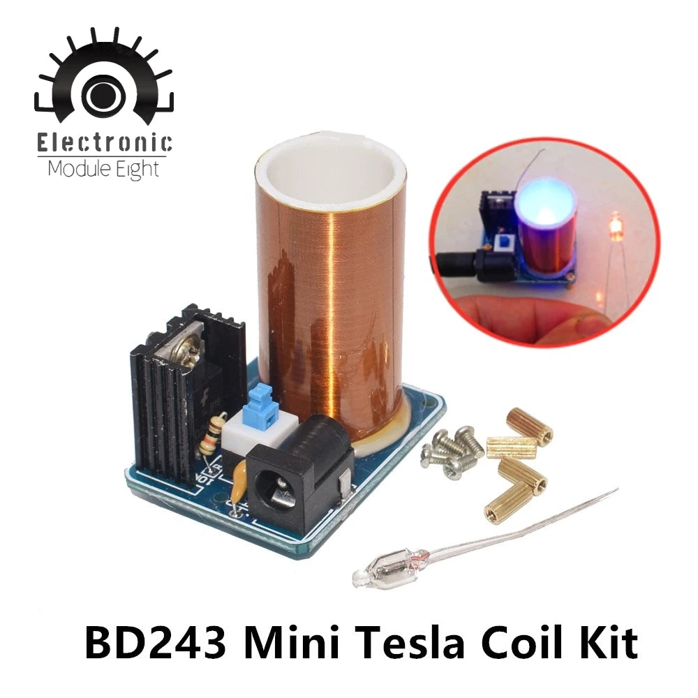 Mini Tesla Coil Kit: Magic Props, DIY Electronics