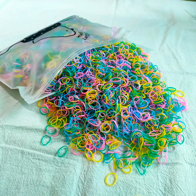 Colorful Disposable Hair Bands - 500pcs