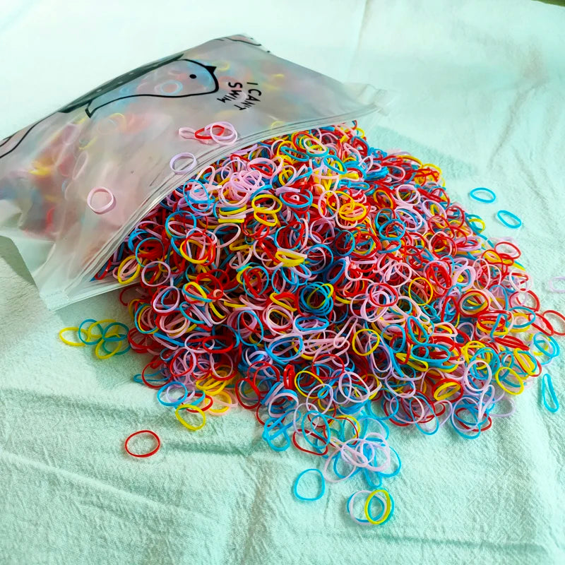 Colorful Disposable Hair Bands - 500pcs