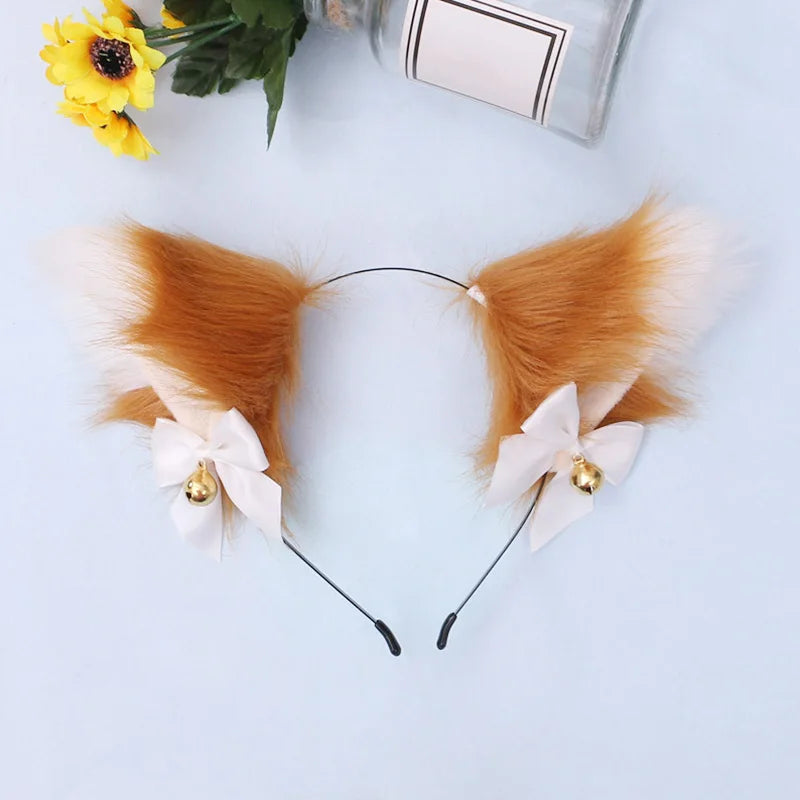 Party Club Cosplay Cat Fox Fur Headband