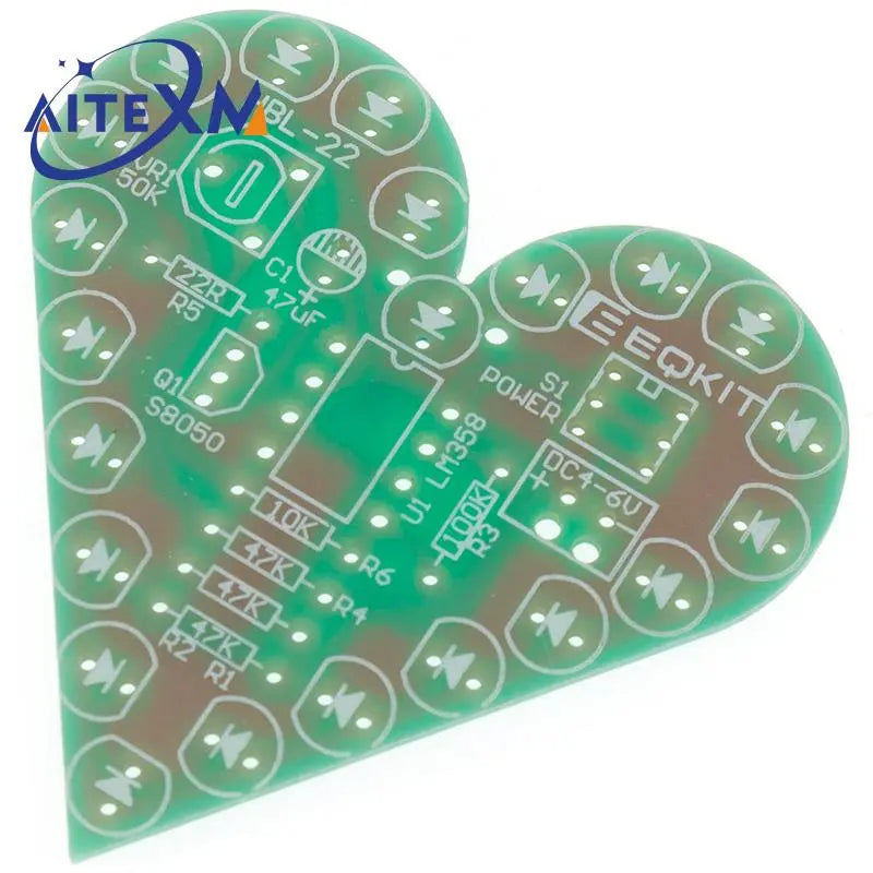 Heart Shape Breathing Lamp LED Kit