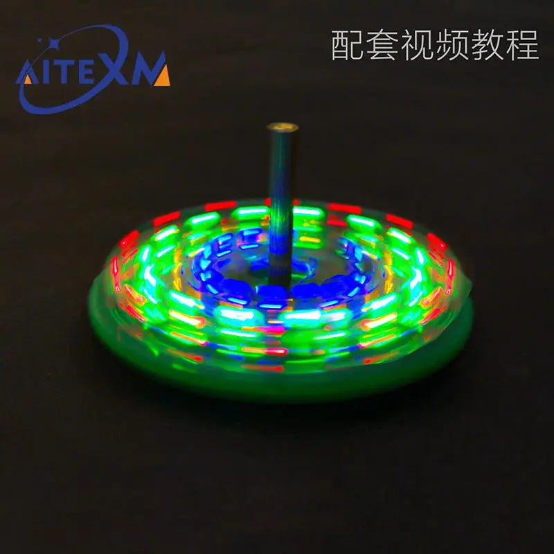 LED Gyro DIY Rotating Lantern Soldering Kit