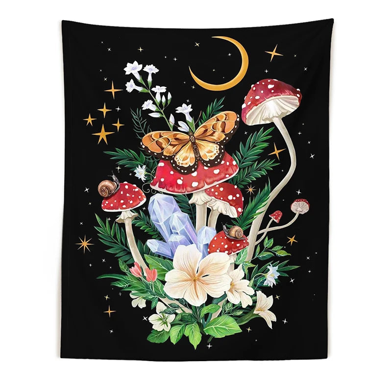 Magical Mushroom Tapestry