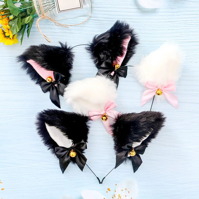 Beautiful Masquerade Halloween Cat Ears Cosplay