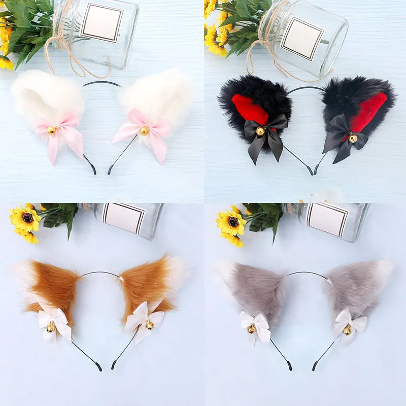 Party Club Cosplay Cat Fox Fur Headband