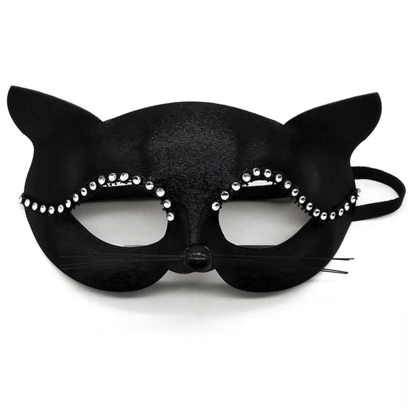 Lace Cat Mask for Halloween Cosplay