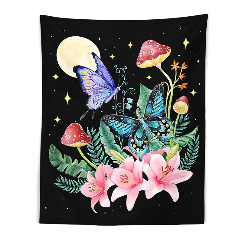 Magical Mushroom Tapestry