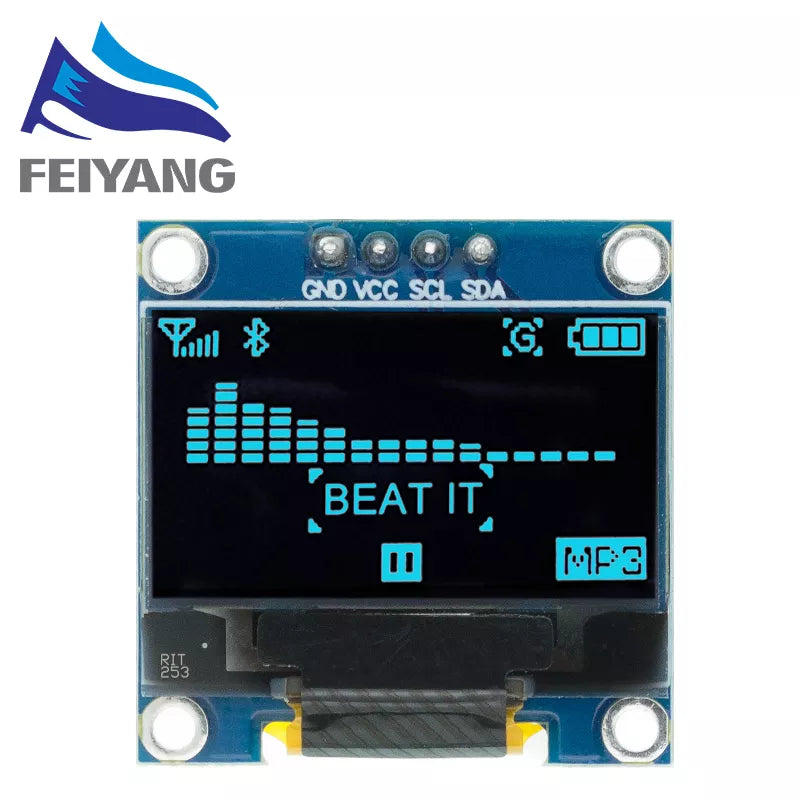 SSD1306 White/Blue/Yellow OLED Display Module