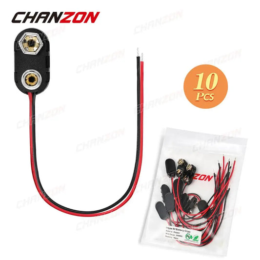 9V Battery Power Connector Snap Clip