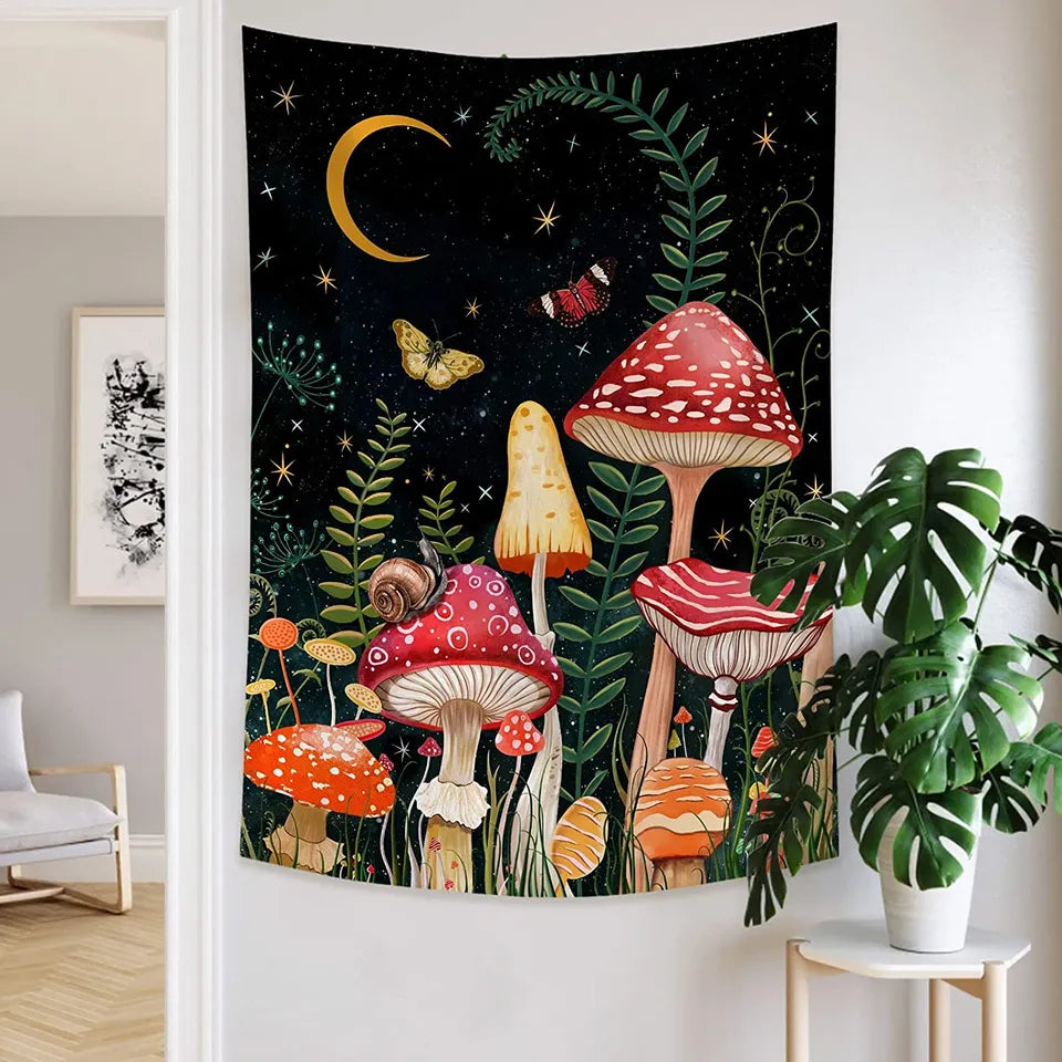 Magical Mushroom Tapestry