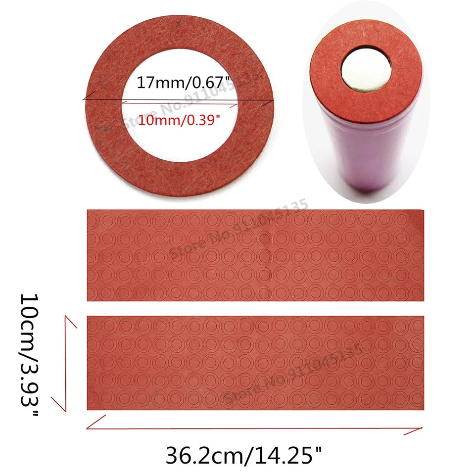 Vulcanized Fibre Cardboard Battery Insulating Gasket