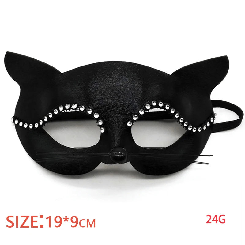 Lace Cat Mask for Halloween Cosplay