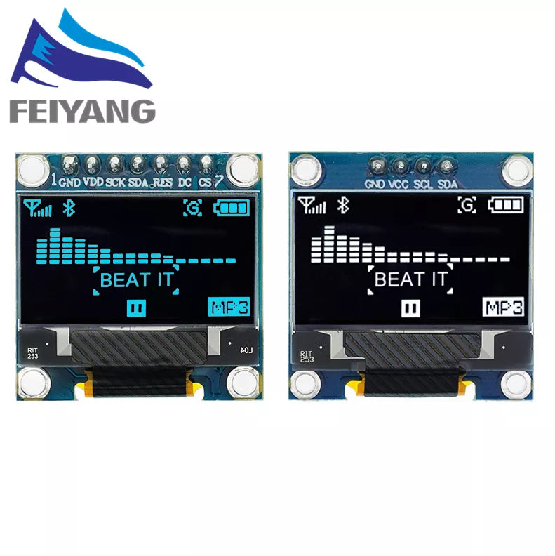 SSD1306 White/Blue/Yellow OLED Display Module