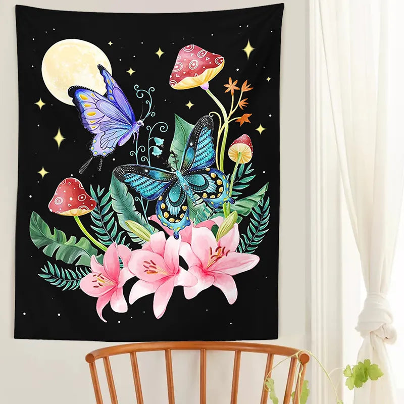 Magical Mushroom Tapestry