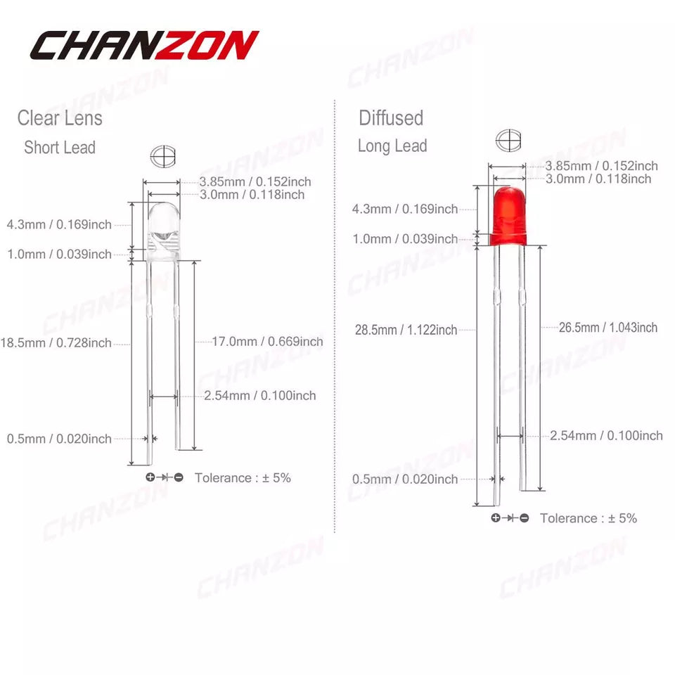 Color Changing LED Diode Flashing Light