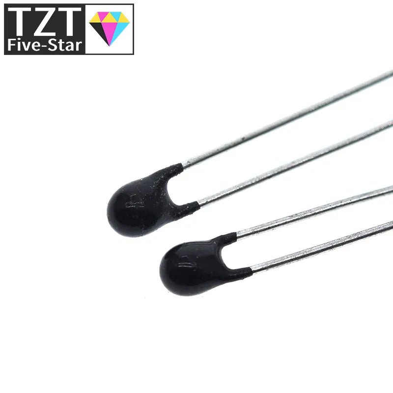 20pcs NTC Thermistor Thermal Resistor MF52 NTC-MF52AT 1K 2K 3K 4.7K 5K 10K 20K 47K 50K 100K 5% 3950B 1/2/3/4.7/K Ohm R