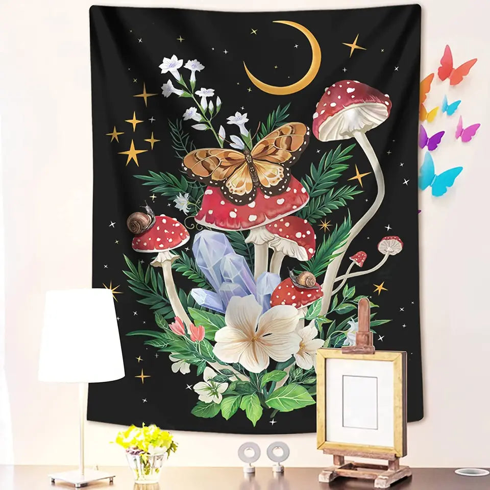 Magical Mushroom Tapestry