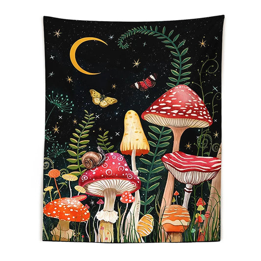 Magical Mushroom Tapestry