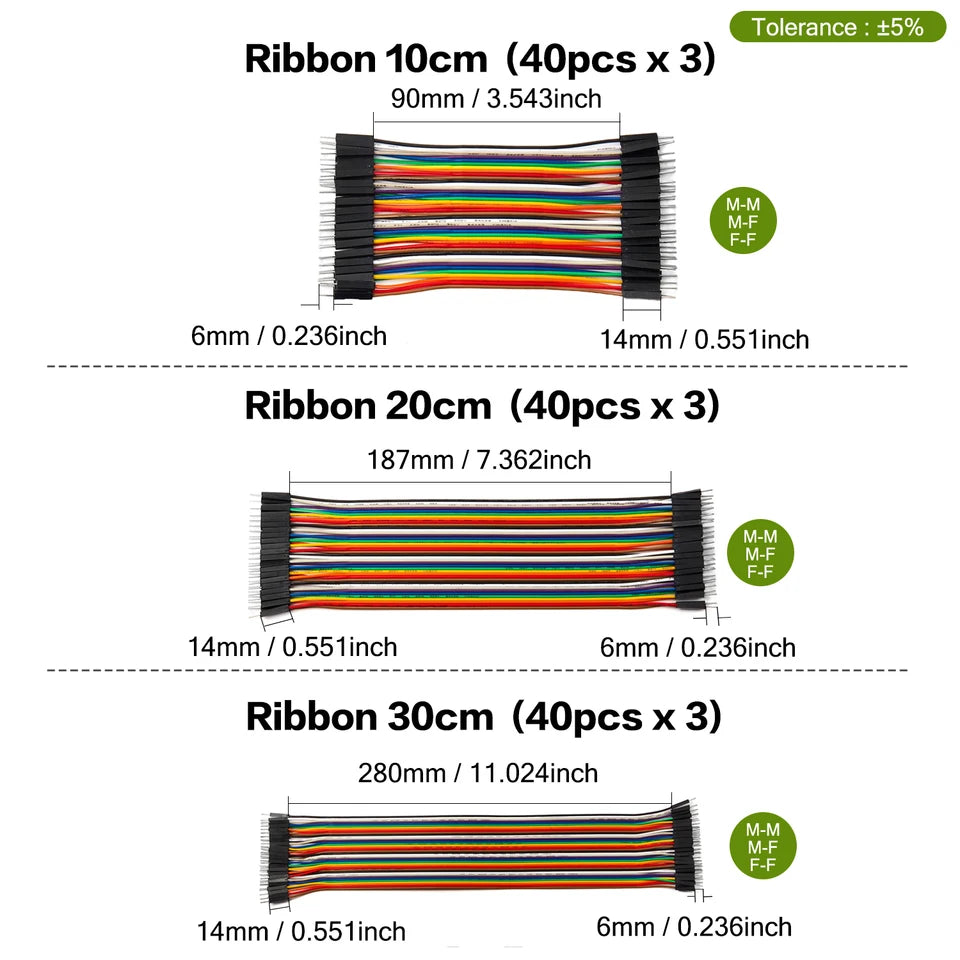 Jumper Wire Dupont Cable 40 Pin