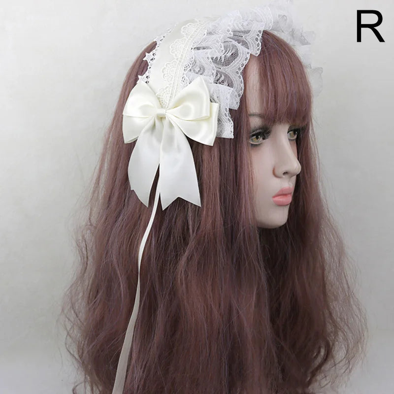 Cute Japanese Sweet Lace Bowknot Headband