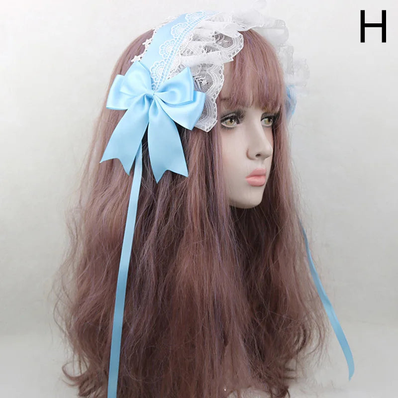 Cute Japanese Sweet Lace Bowknot Headband