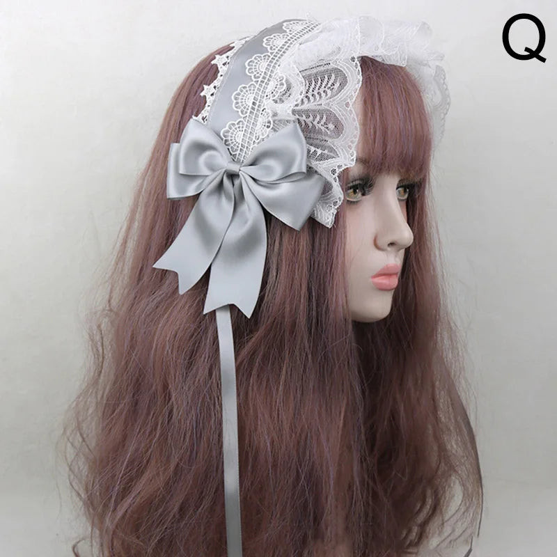 Cute Japanese Sweet Lace Bowknot Headband