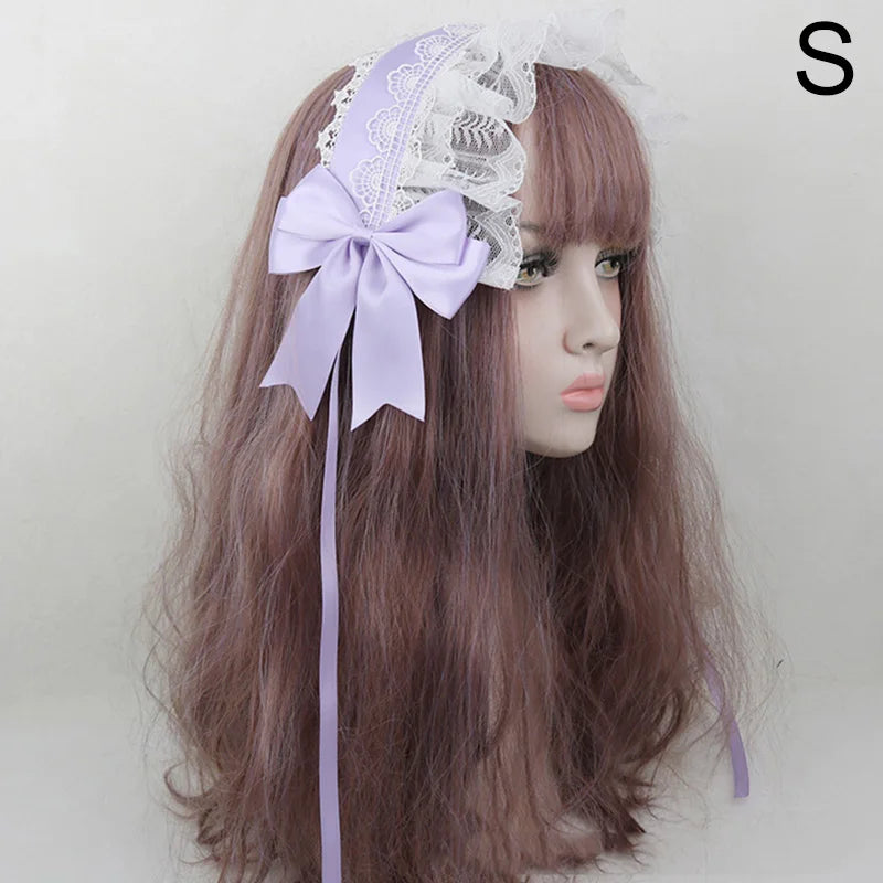 Cute Japanese Sweet Lace Bowknot Headband