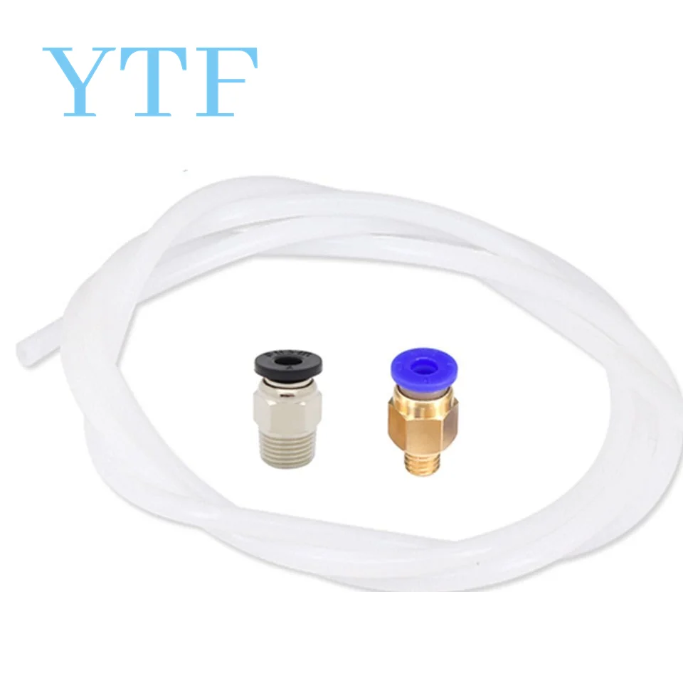 Pneumatic Connector With 1M PTFE Teflonto Tube