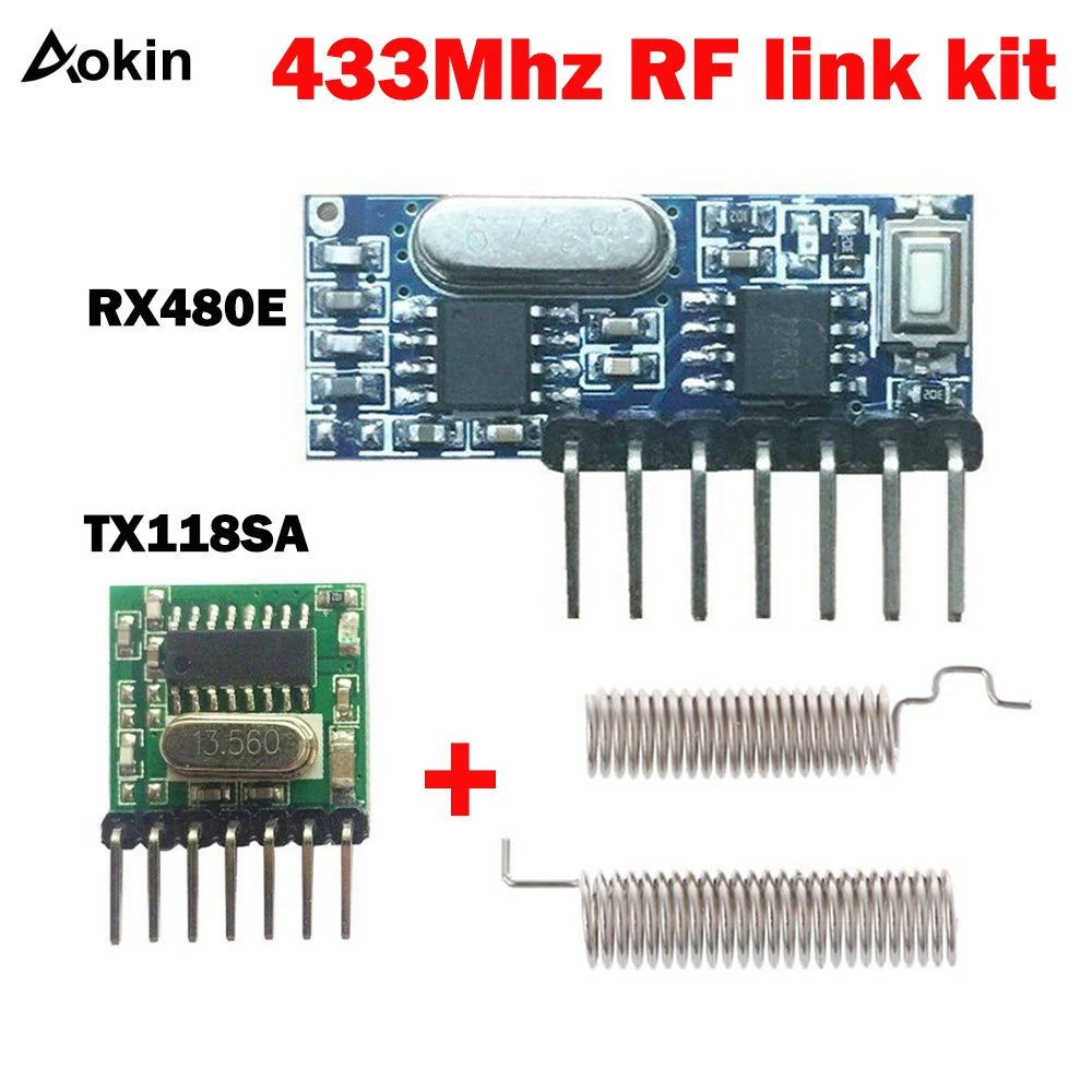 RF Wireless Transmitter with Receiver Module