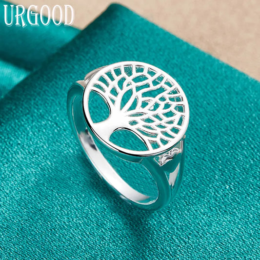 Tree of Life Sterling Silver Ring