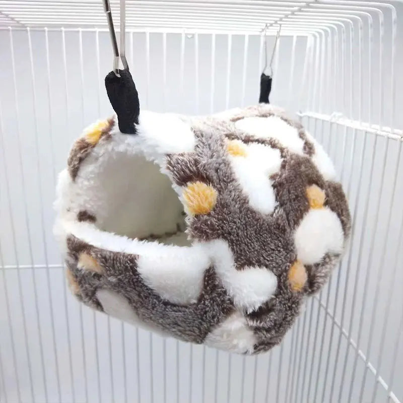 Winter Warm Flannel Cat Cage Sleeping Bag