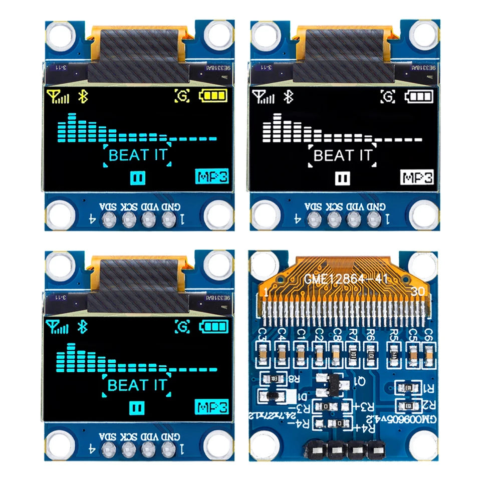 IIC Serial Yellow Blue OLED Display