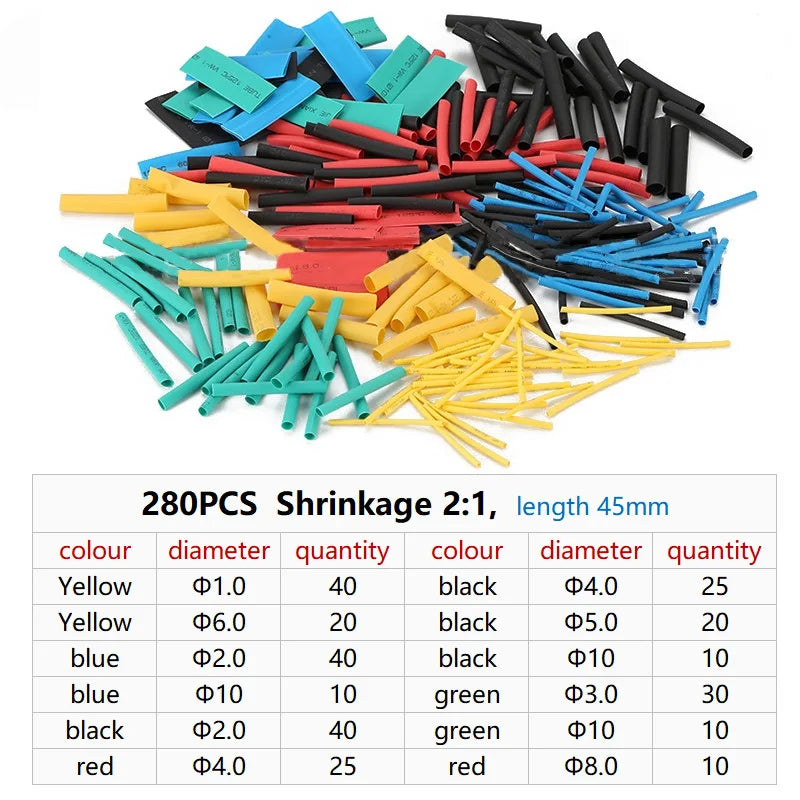 Heat Shrink Tubing Kit for Cable Insulation