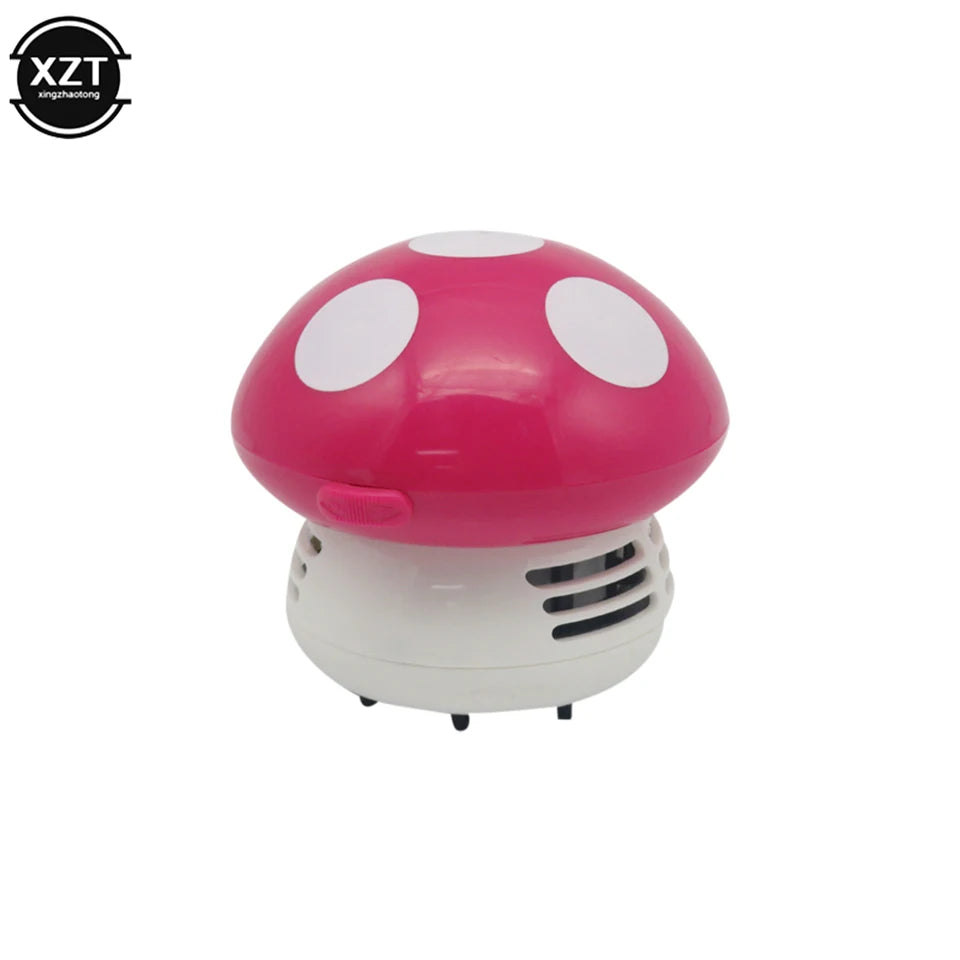 Mini Mushroom Corner Desk Dust Vacuum