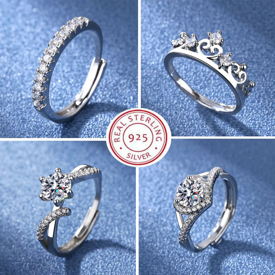 925 Sterling Silver Belle Ring