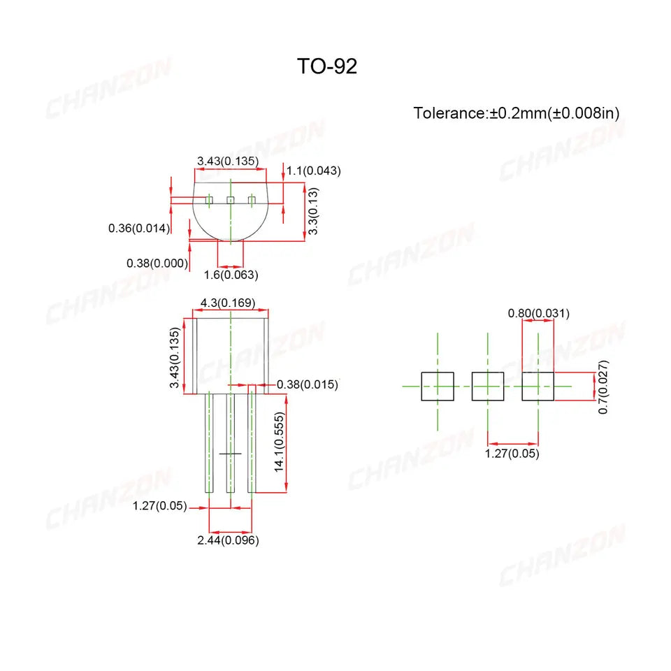 TO92 NPN PNP Transistor Kit