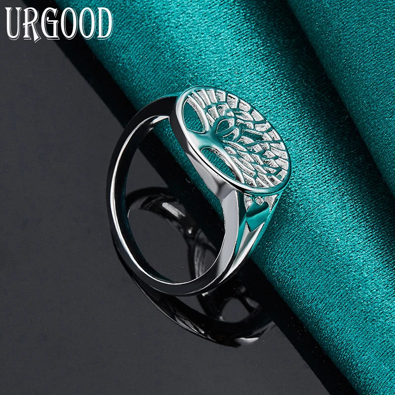 Tree of Life Sterling Silver Ring