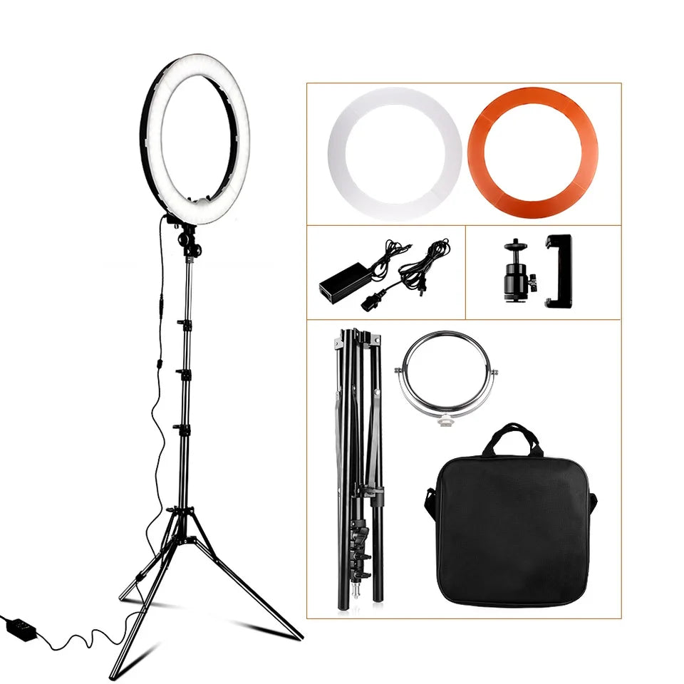 Travor 18-Inch Ring Light with Tripod